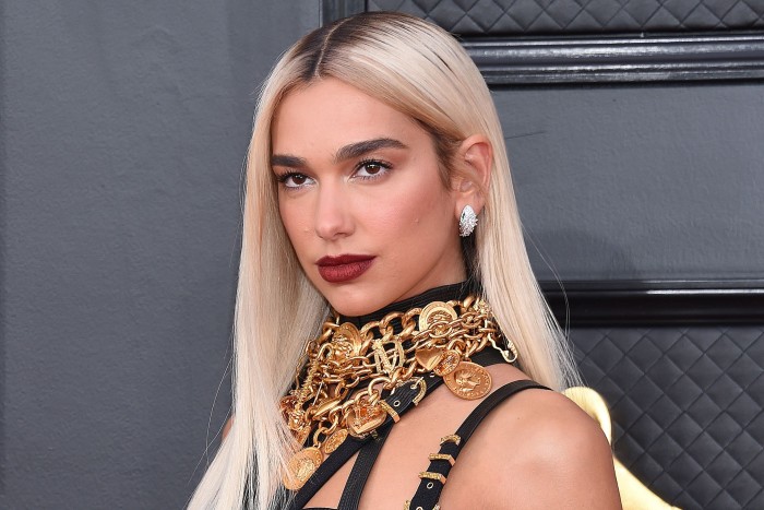 Singer Dua Lipa goes back to her roots at the 64th Annual Grammy Awards in 2022