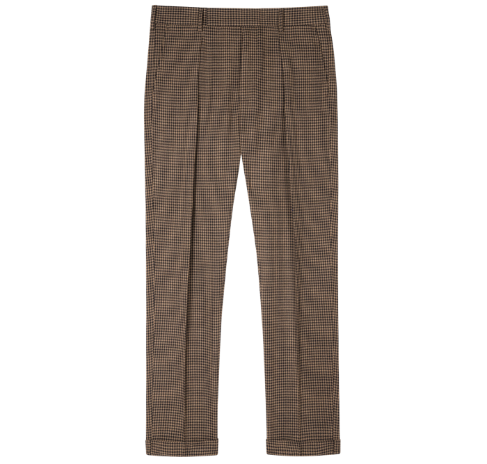 Paul Smith wool check slim-fit trousers, £325