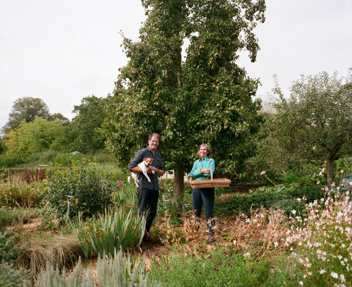 The Stuart-Smiths in the garden: “Part of this project is for us to be more rooted in this place”