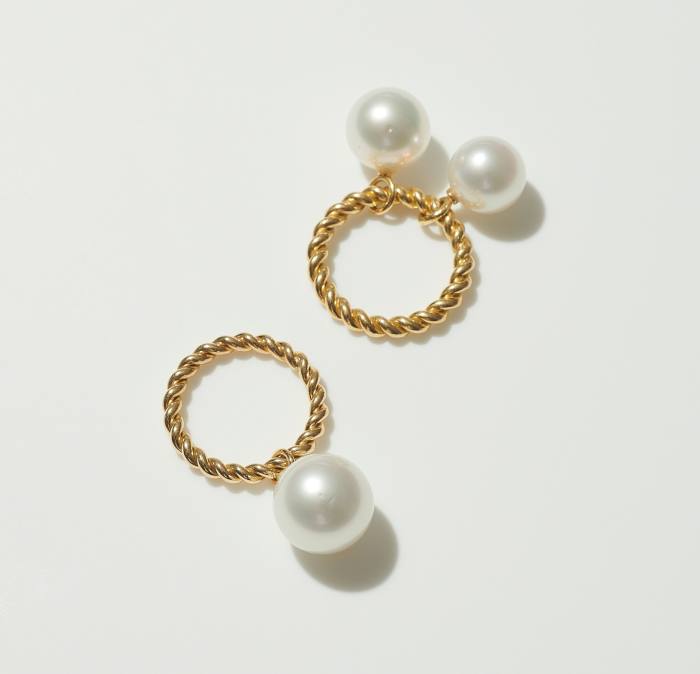 Sophie Keegan gold and pearl Bobble rings, from £2,600