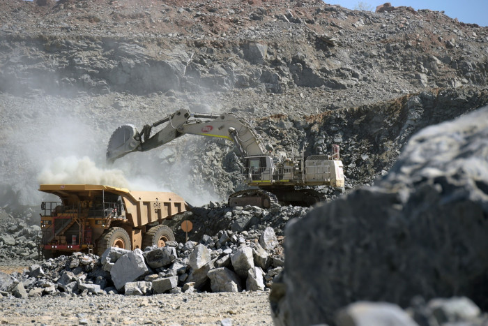 The Pilbara Minerals Ltd. Pilgangoora lithium project in Port Hedland, Western Australia