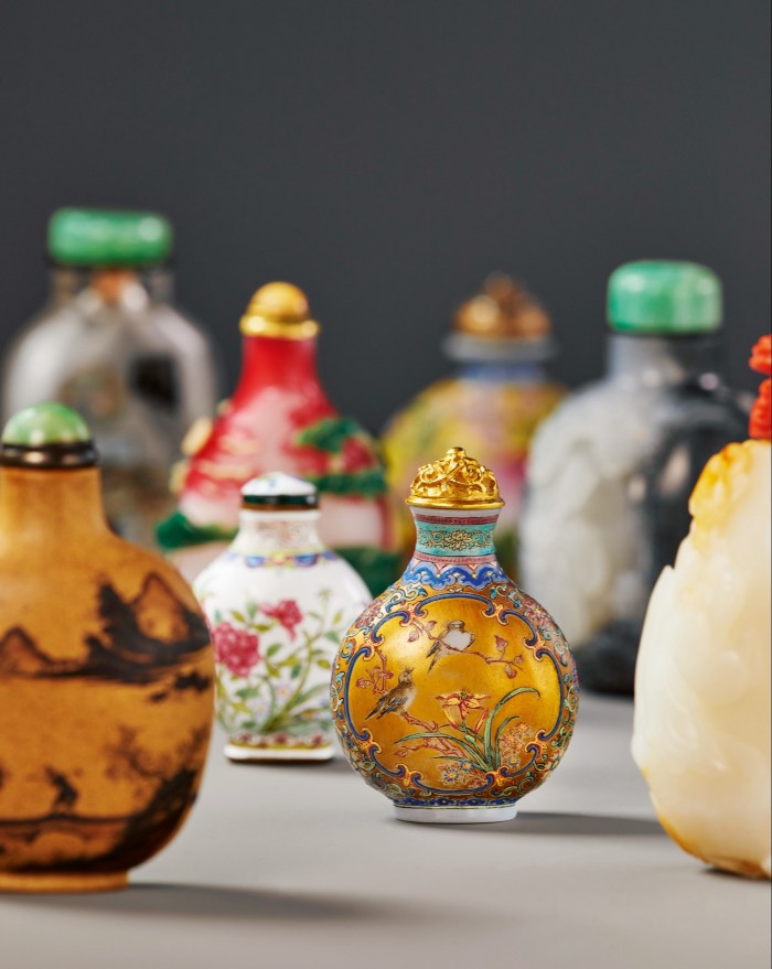 Bottles in the Christie’s New York “Rivers and Mountains Far From the World” sale, 24 March 2022