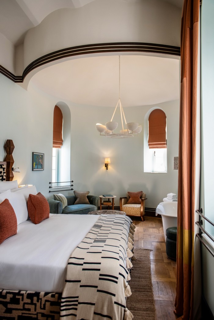 A bedroom at Soho House Tel Aviv, set in a former convent