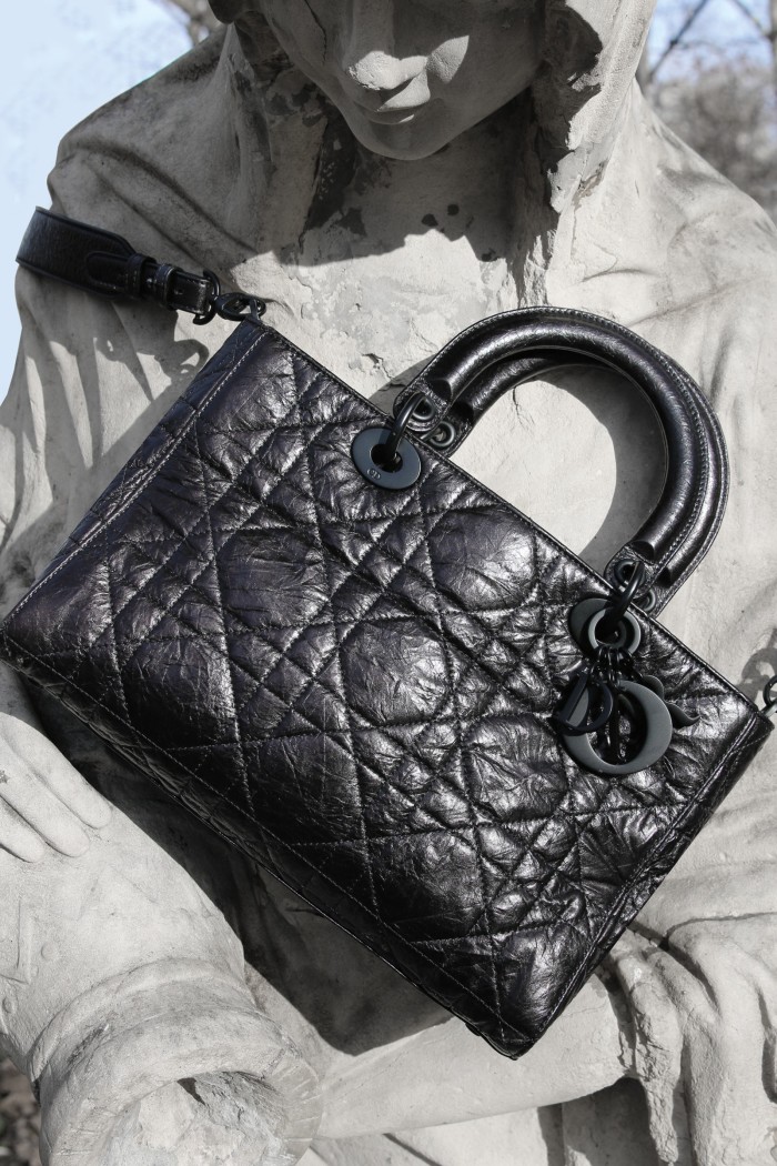 Dior Macrocannage crinkled leather Lady D-Sire bag, £5,100