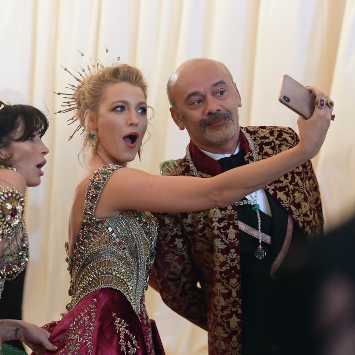 A selfie with Blake Lively at the 2018 Met Gala, New York
