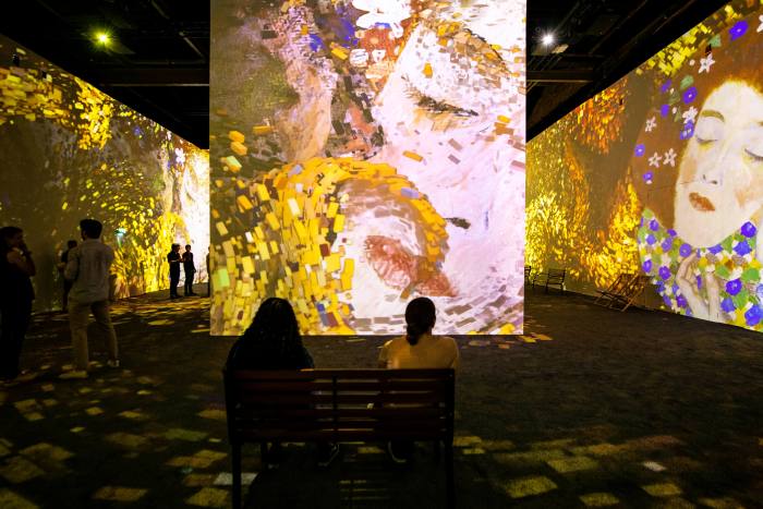 Klimt: The Immersive Experience London at Brick Lane