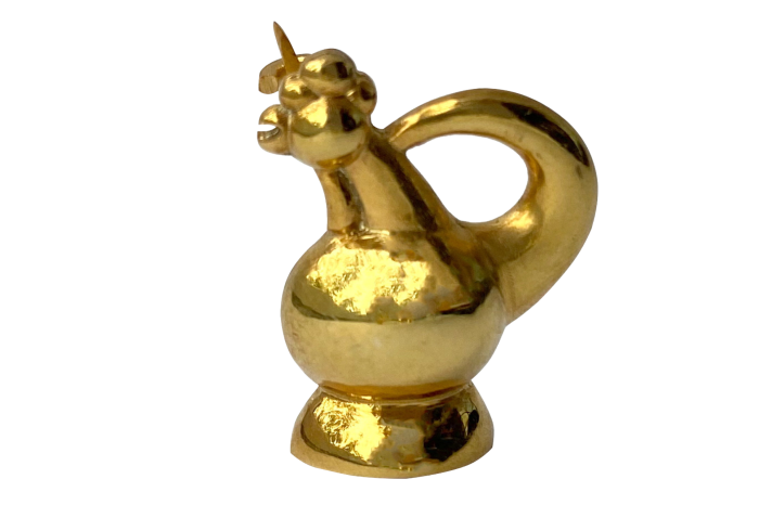 A golden Vasylkiv cockerel