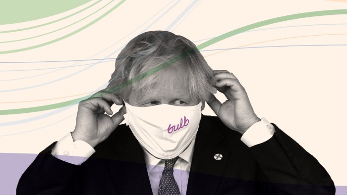 Britain’s prime minister Boris Johnson visits the energy company Bulb in central London on July 8, 2021