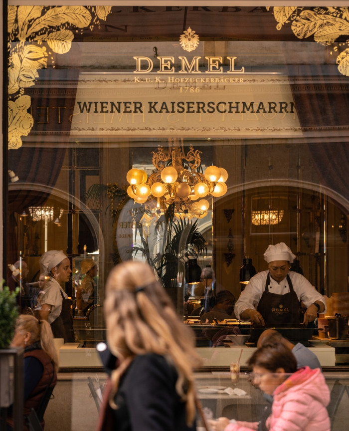 Demel, located on Kohlmarkt since it was founded in 1786