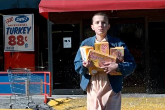 Stranger Things’ Eleven sporting her favourite snack
