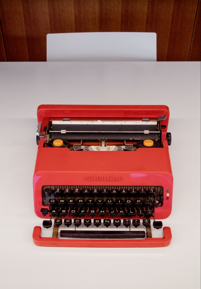 Tadao Ando’s typewriter by Ettore Sottsass