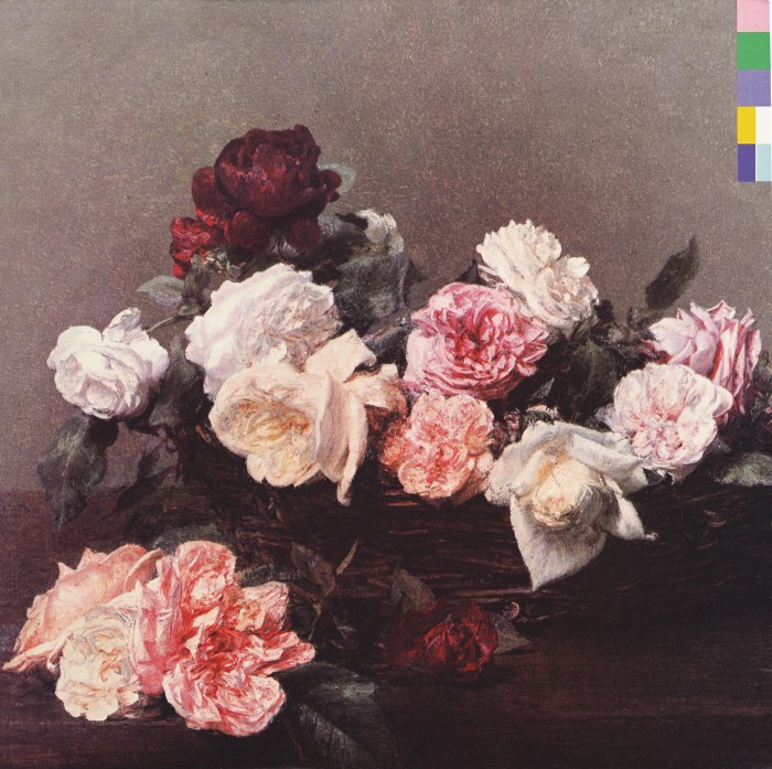 The front of Saville’s sleeve for New Order’s Power, Corruption & Lies