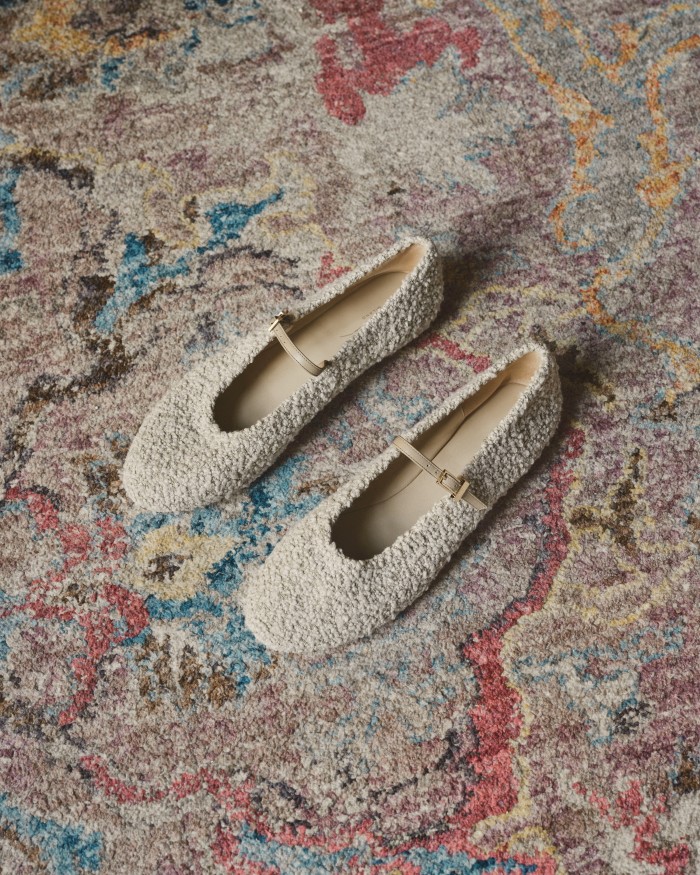 Giorgio Armani wool bouclé-effect shoes, £680