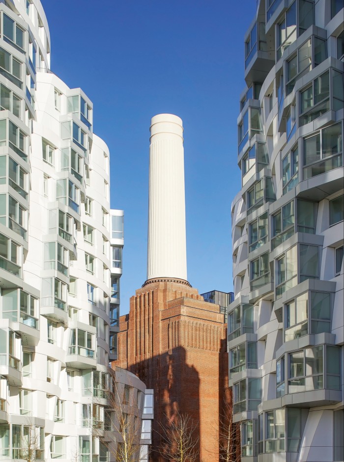 Gehry’s new towers at Battersea Power Station