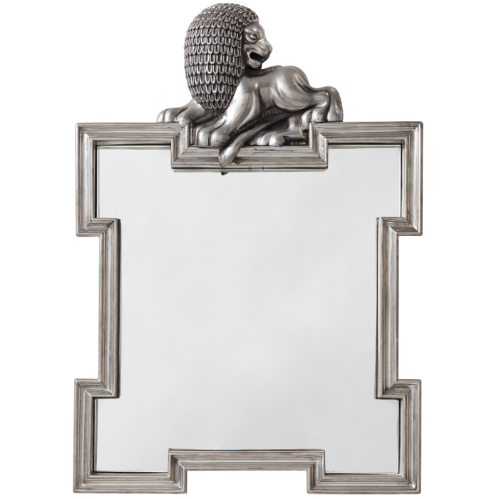 1929 Svenskt Tenn pewter mirror by Anna Petrus, sold for £31,400 at Bukowskis