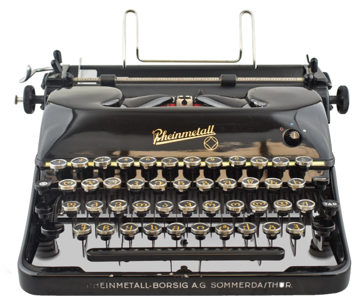 Rheinmetall Georgian, sold by Mr & Mrs Vintage Typewriters for £3,600
