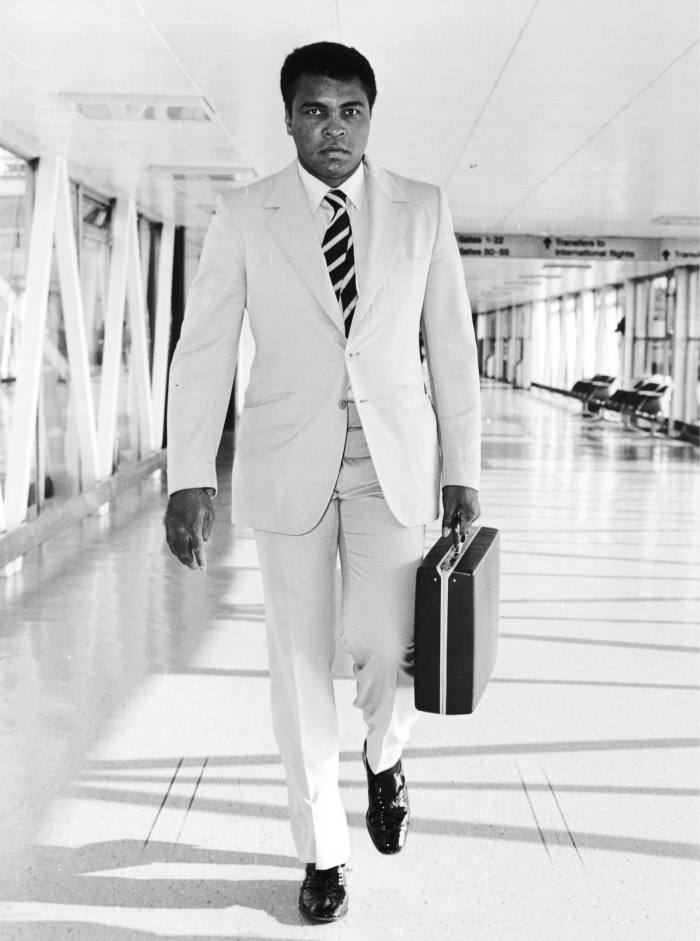 Muhammad Ali at Heathrow, circa 1967