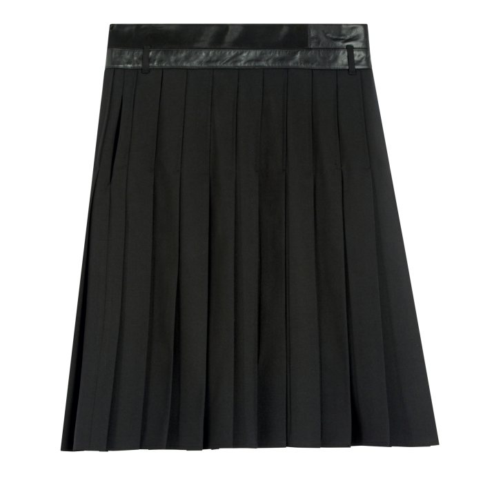 Wool-mix Deconstructed Waistband skirt, $1,390