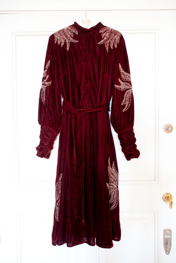 Dodo Bar Or velvet Josephine dress, £533 at Matchesfashion.com