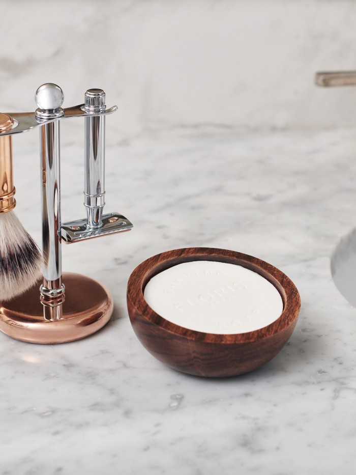 Floris Elite shaving soap and bowl, £35