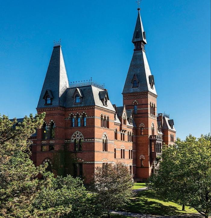 Samuel Curtis Johnson Hall,  School of Management on the campus of Cornell University