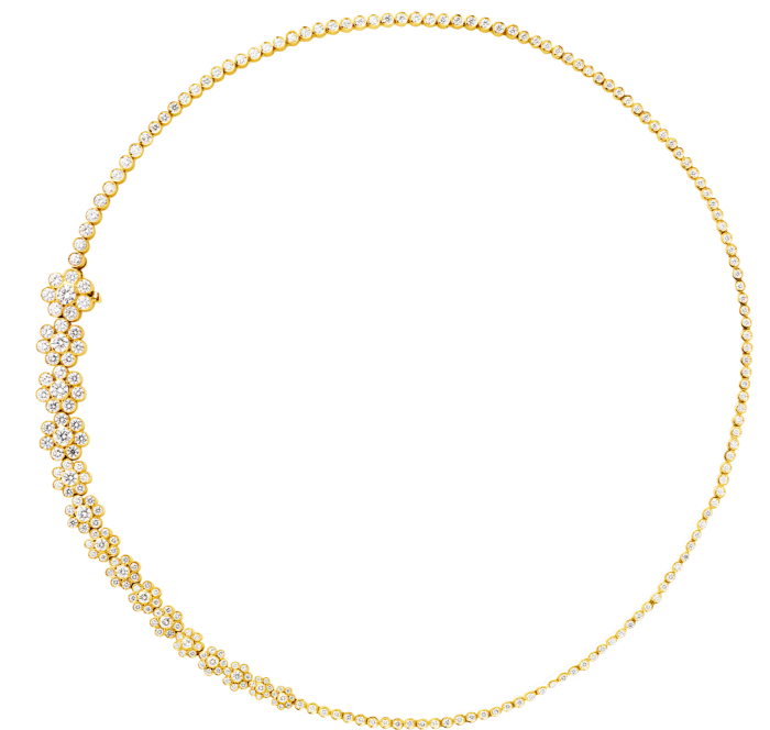 Sophie Bille Brahe gold and diamond Fleur de Tennis necklace, £48,875