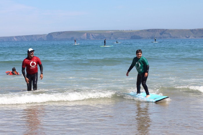 Half of the beneficiaries of “Surf To Work” have returned to work since completing the course