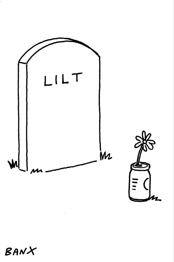 A tombstone for Lilt 