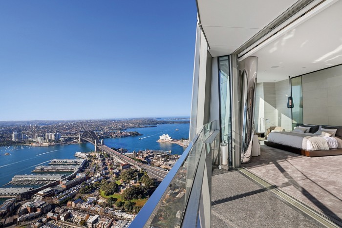 The penthouse at Sydney’s Crown Residences at One Barangaroo is currently on the market for AUD$100mn – about £54.85mn – through Knight Frank