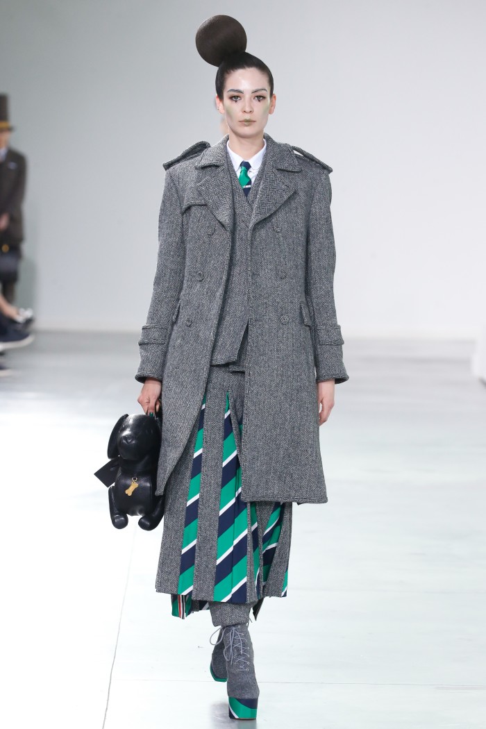 Thom Browne’s AW22 offers a childlike take on his trademark tailoring