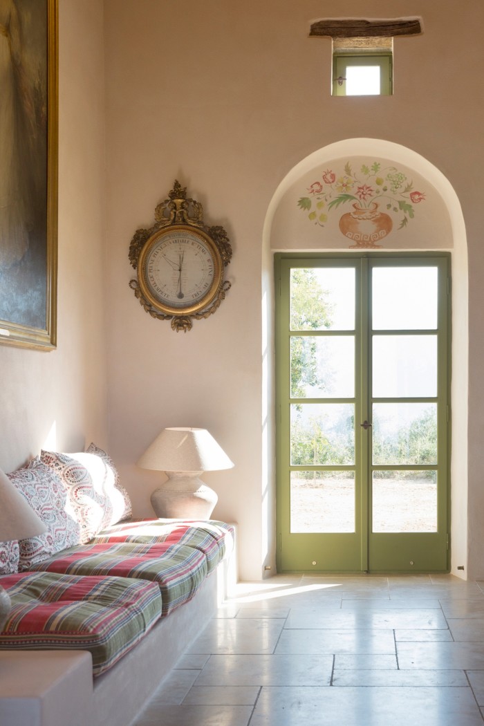 Inside James and Charlotte Heneage’s home, Ilias, in the Mani, Greece