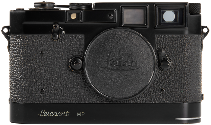 Leica MP black paint No 55 (1957), sold for €1mn in 2021