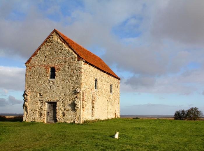 The Chapel of St Peter-on-the-Wall in Bradwell-on-Sea
