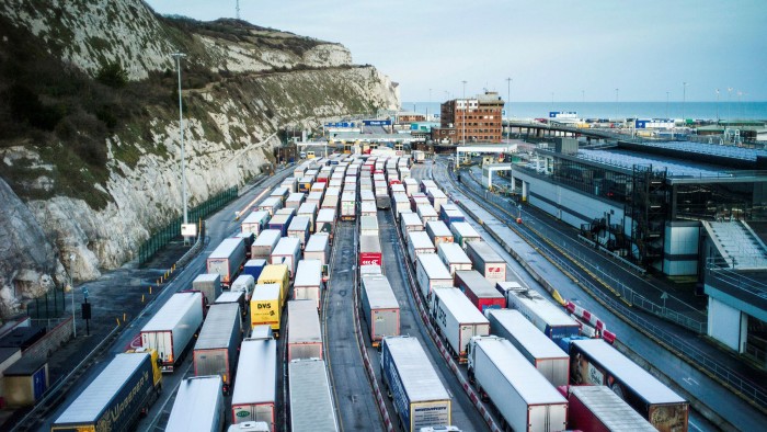 Dover straits: freight queues formed in January as exporters felt the effects of Brexit VAT and tariff rules