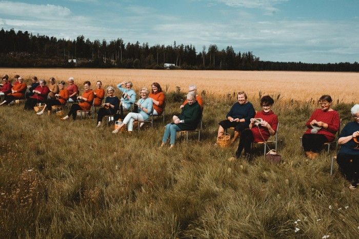 The Finnish label Myssy’s “knitting grannies”