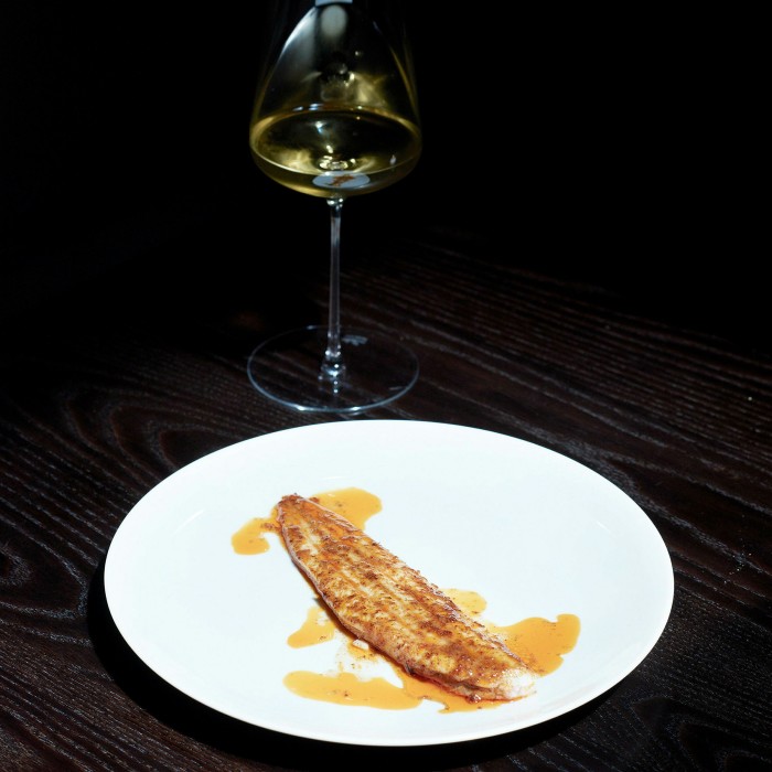 Soak up the superb wines with ‘forthright English’ dishes such as slipsole