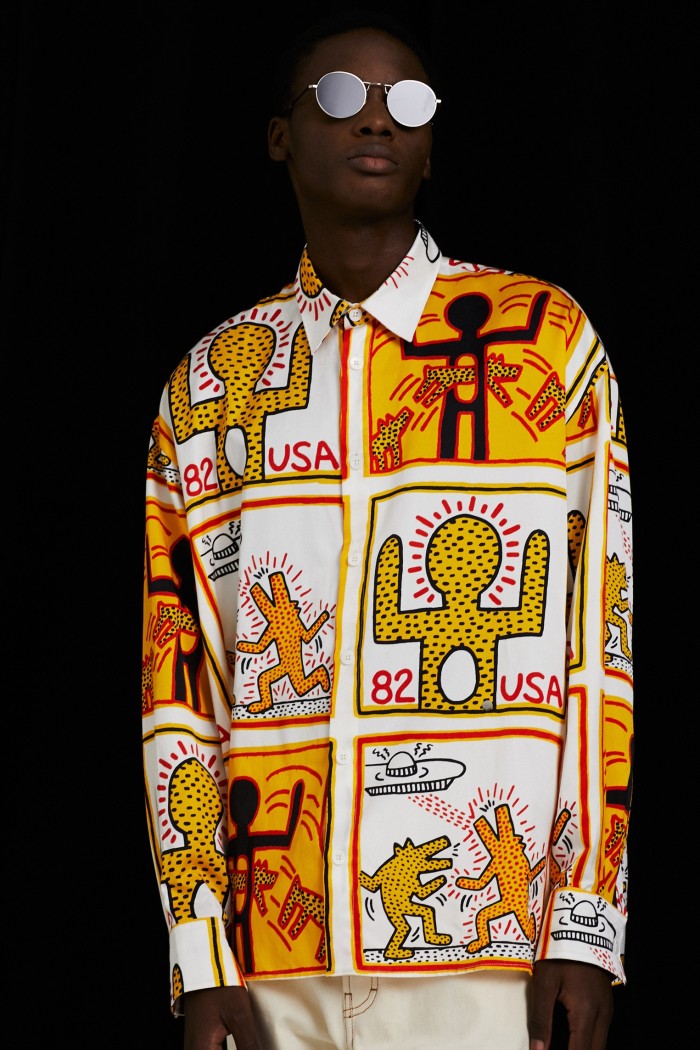 Études SS20. The Paris-based brand has used Haring graphics in its work over several seasons 