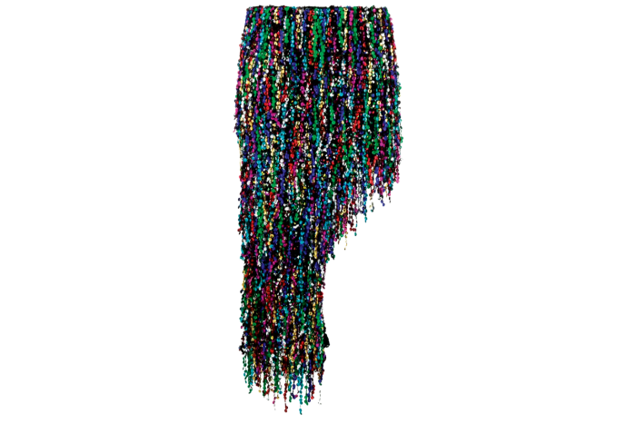 Amen sequin fringed midi-skirt, £2,044, farfetch.com