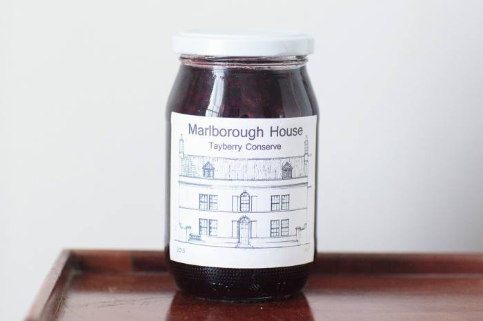 Marlborough House Tayberry Conserve, made by Siddall’s father