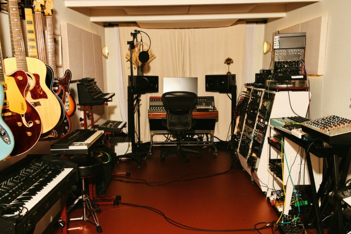 Her home recording studio