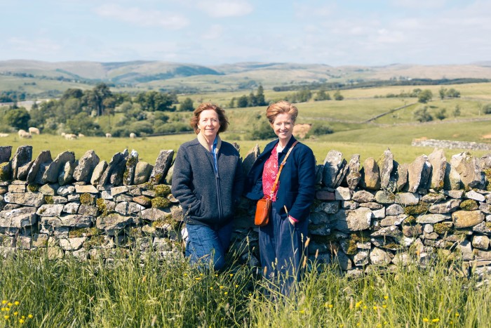 Tebay chair Sarah Dunning (right) and her sister Jane Lane