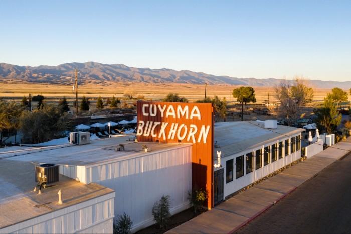 The hotel is set in the Cuyama Valley
