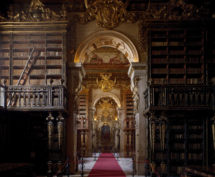 The Baroque Library at the University of Coimbra, Portugal