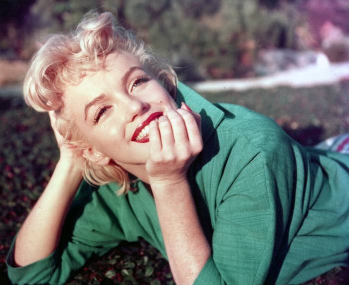 Marilyn Monroe pictured in Palm Springs in 1954