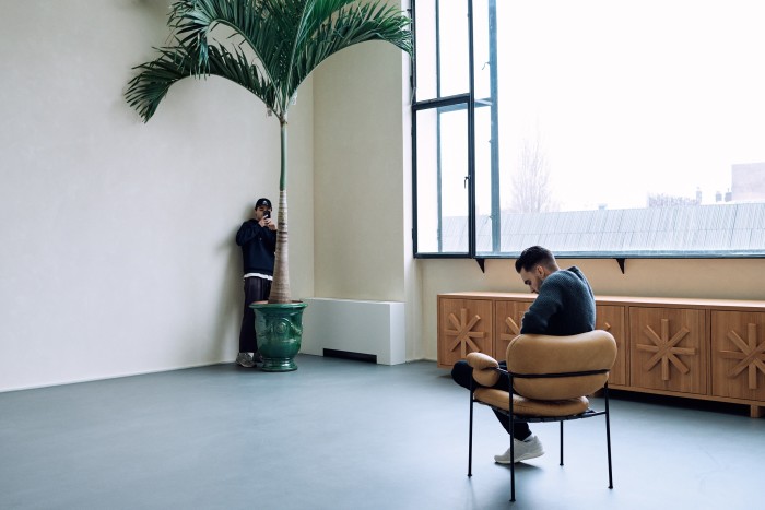 Avant Arte founders Christian Luiten (left) and Curtis Penning in their Amsterdam workspace