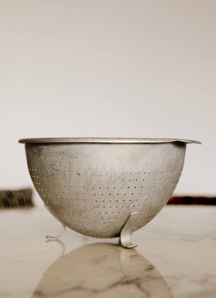 Her grandmother’s colander – one of her most treasured objects