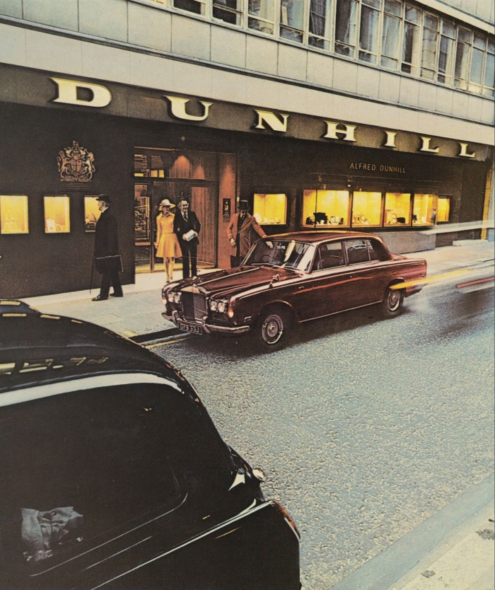 Dunhill’s storefront on London’s Jermyn Street in the 1970s