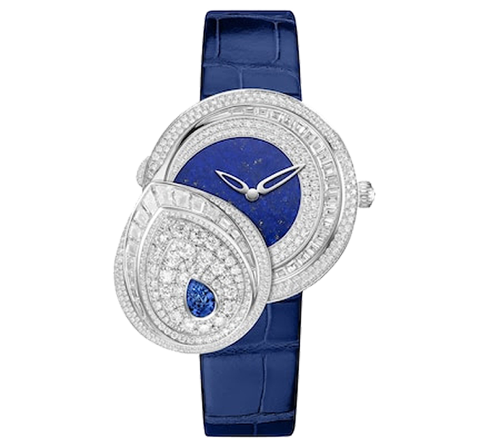 Chaumet white-gold, diamond and sapphire Joséphine Rondes de Nuit secret watch, POA