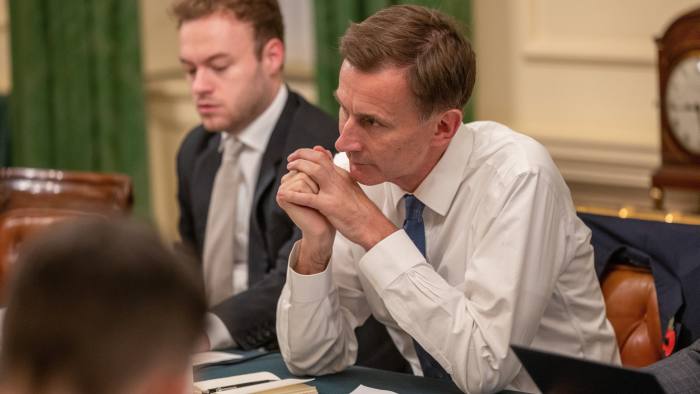 Chancellor Jeremy Hunt in Number 10