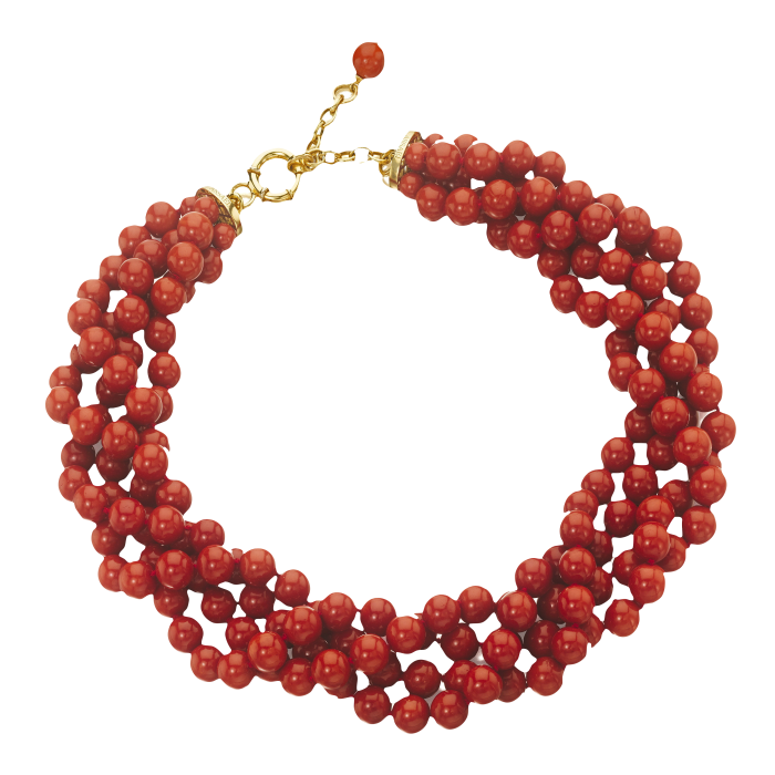 Assael Sardinian coral necklace 